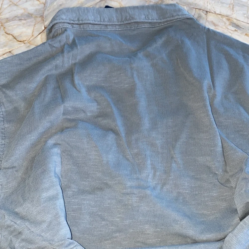J.Crew Classic Gray polo shirt cotton pocket‎ Large
